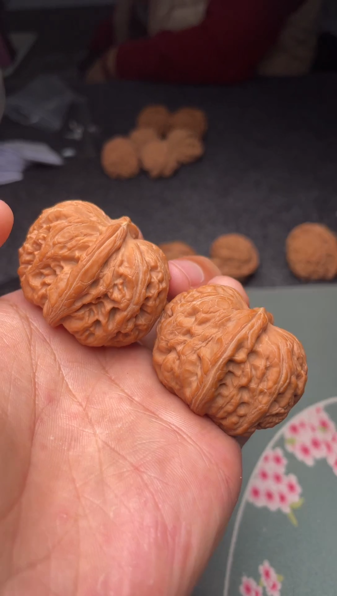 把件文玩核桃a158  元宝 43尺 小水尖