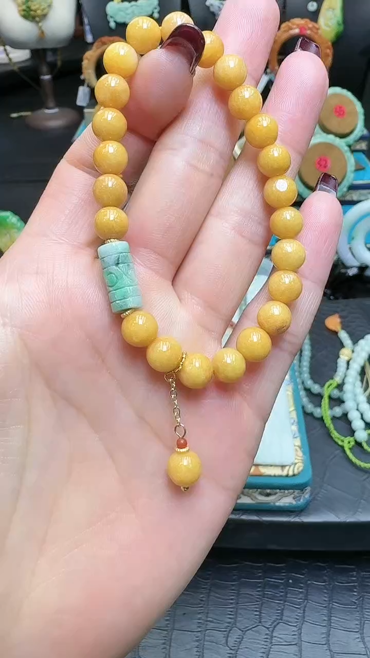 【闪购商品】翡翠手串未镶嵌圆珠