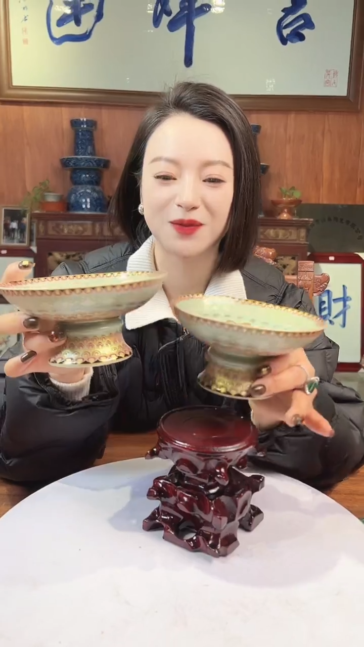 摆件陶景德镇陶瓷青花摆件11