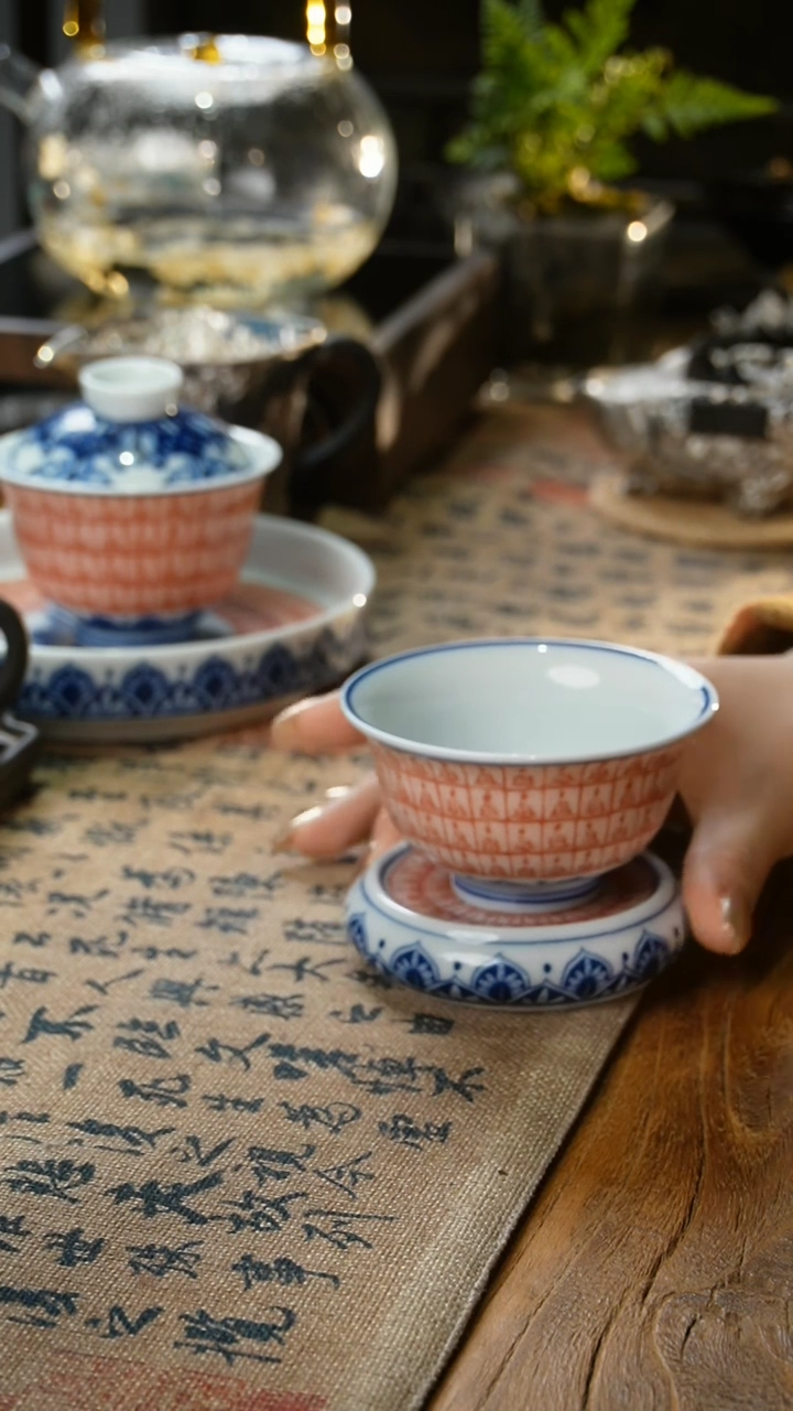 【闪购商品】福器艺术万佛主人杯＋杯垫组合