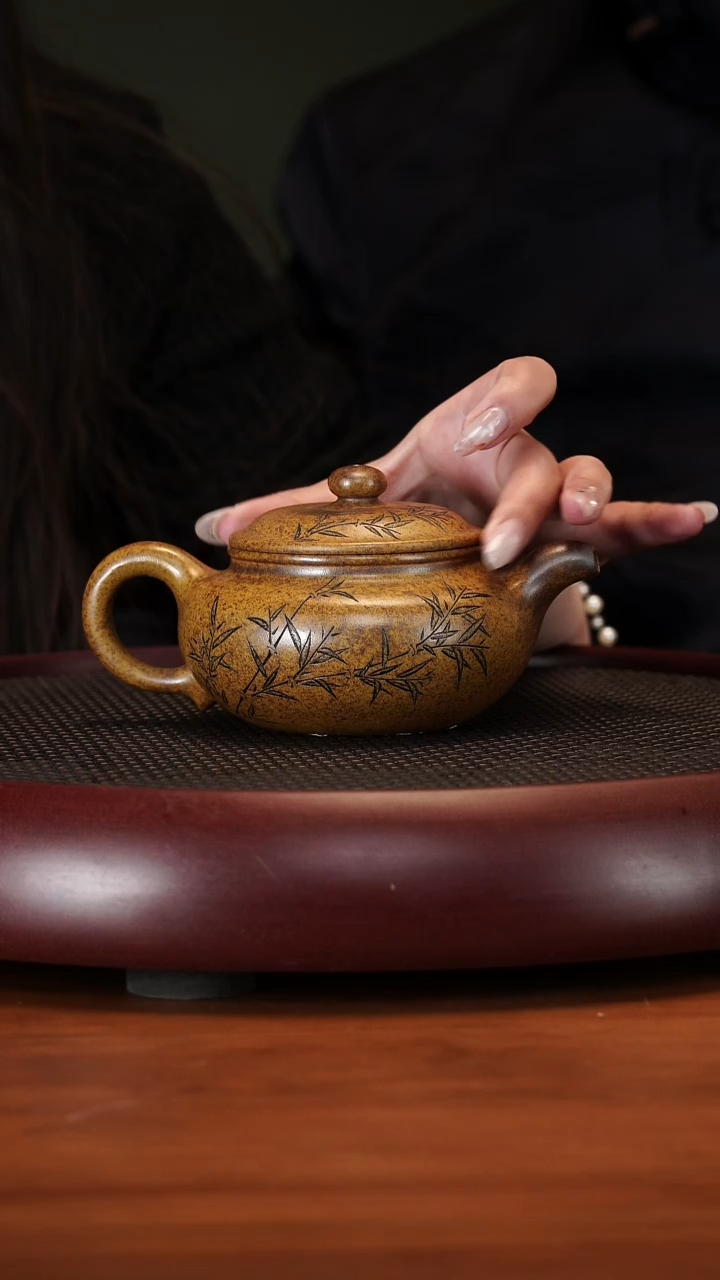 【闪购商品】紫砂茶壶2-45SDH仿古高温柴烧260cc