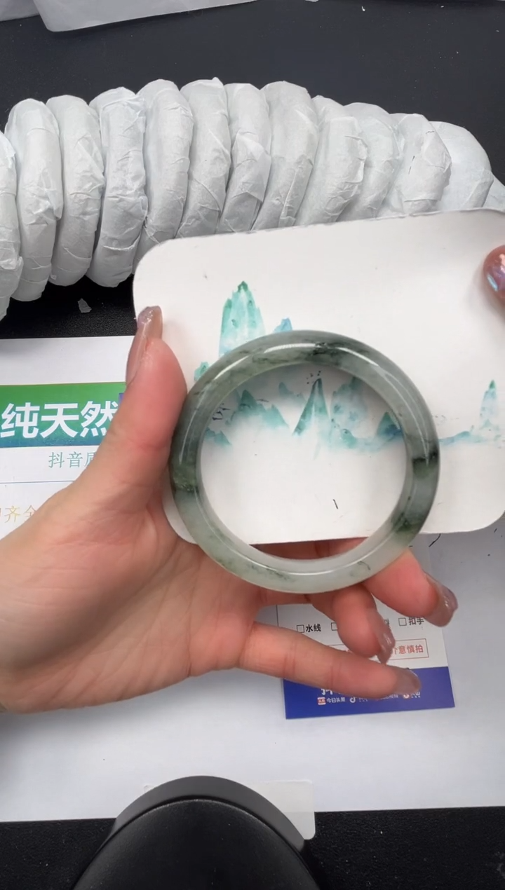 【闪购商品】石英质玉手镯未镶嵌313-54.4