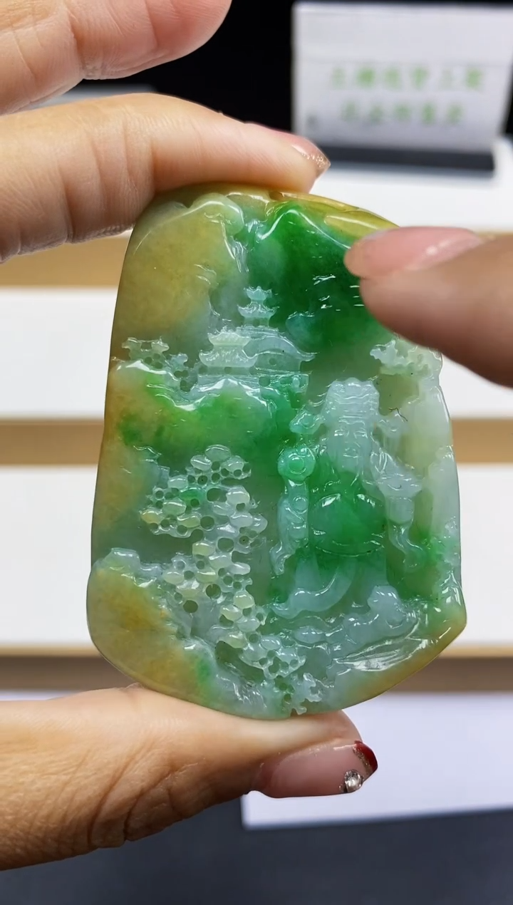 【闪购商品】翡翠颈饰未镶嵌翡翠A货