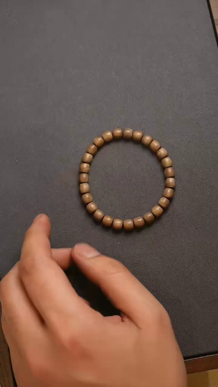 【闪购商品】檀香木手串/手链老山檀香阴沉7mm直切手串