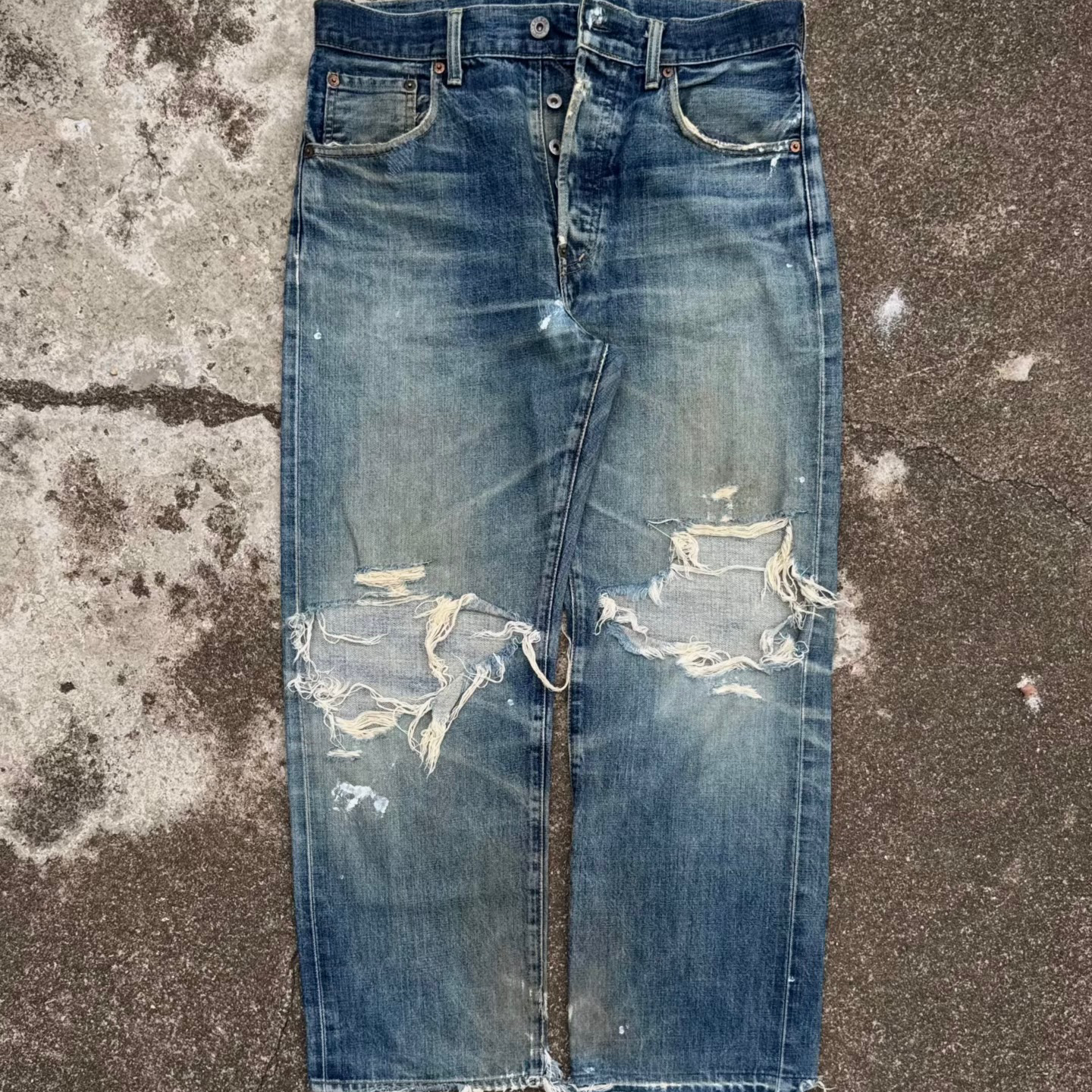 孤品古着VTG牛仔裤男士