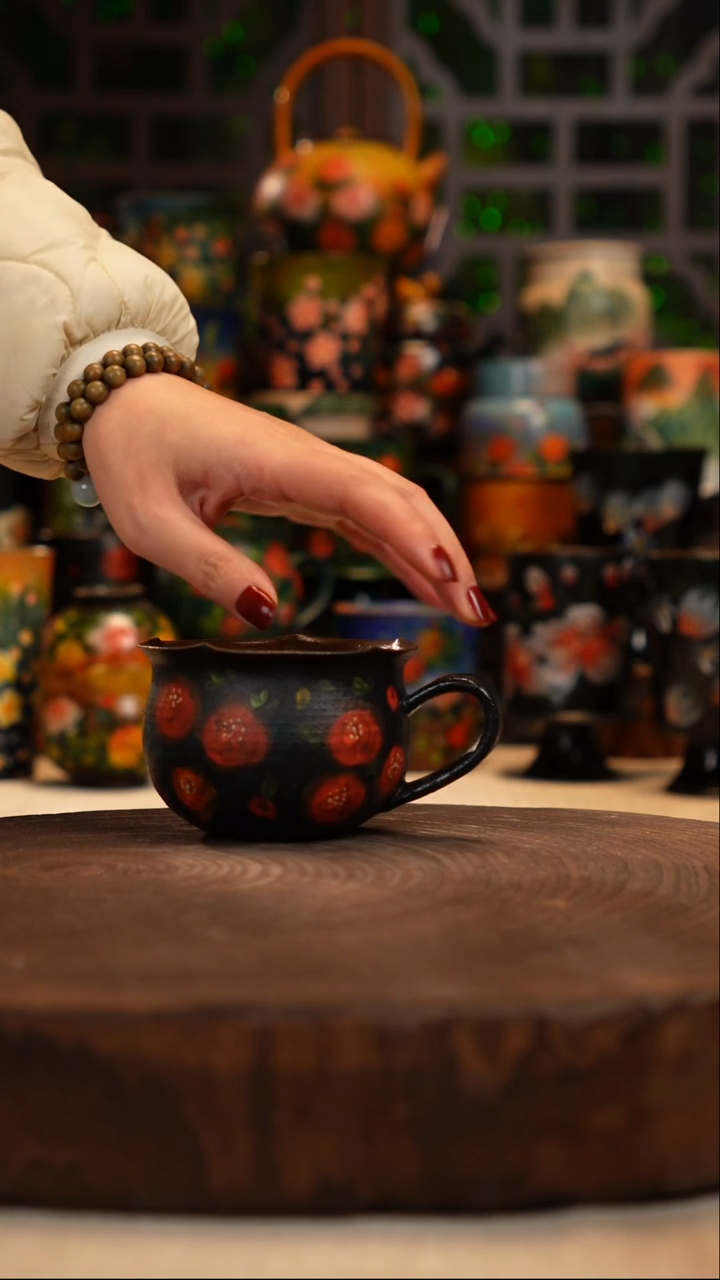 油画   釉下彩   杯子