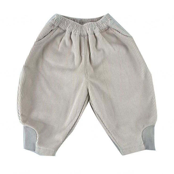 38626-1韩版男女童新款冬装灯芯绒裤子