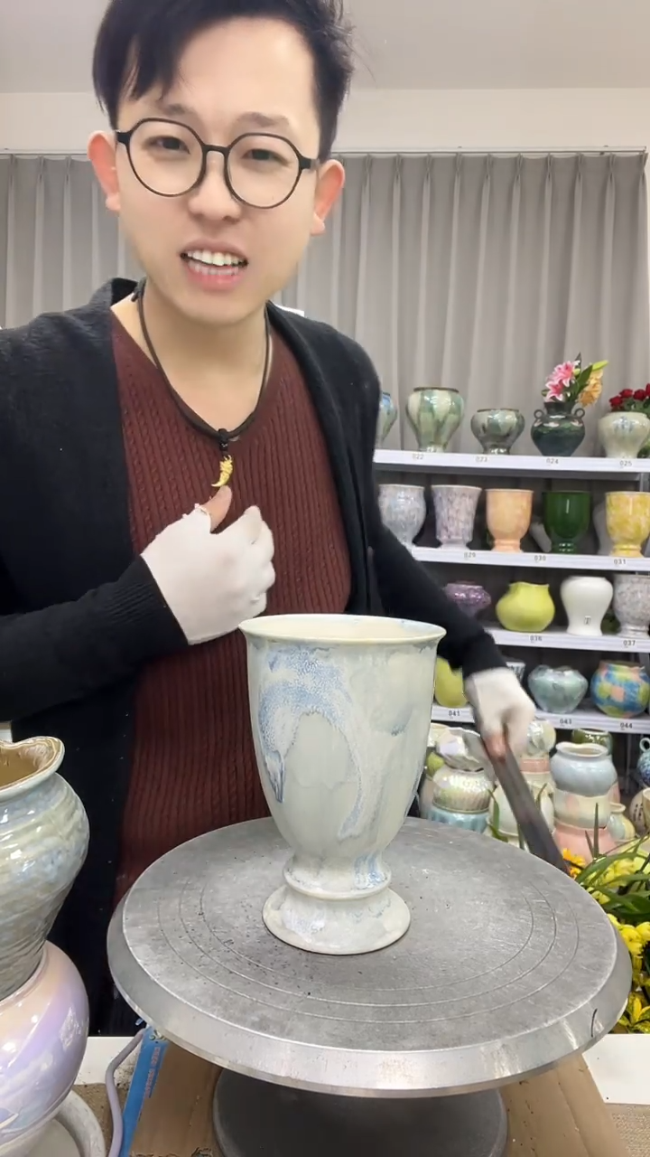 【12.10陶瓷花盆】  高度 17   口径     11