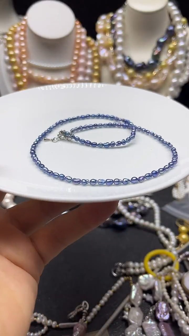 颈饰未镶嵌淡水珍珠多人