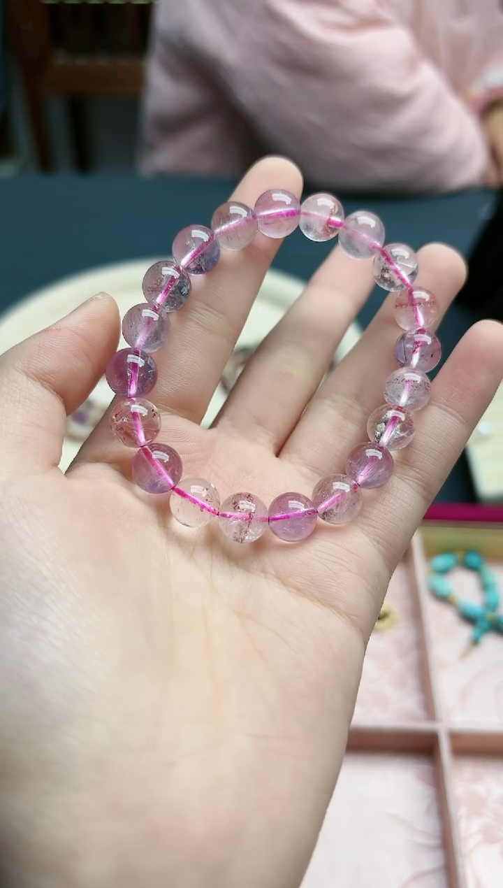 【闪购商品】水晶手串未镶嵌水晶9mm手串*1 ZD