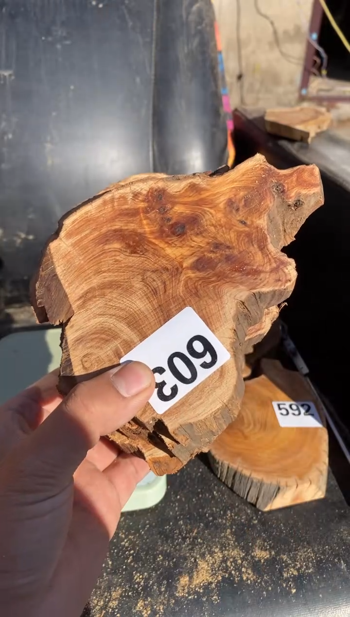 柏木（崖柏）太行陈华崖柏切片！随机（1单1片）603