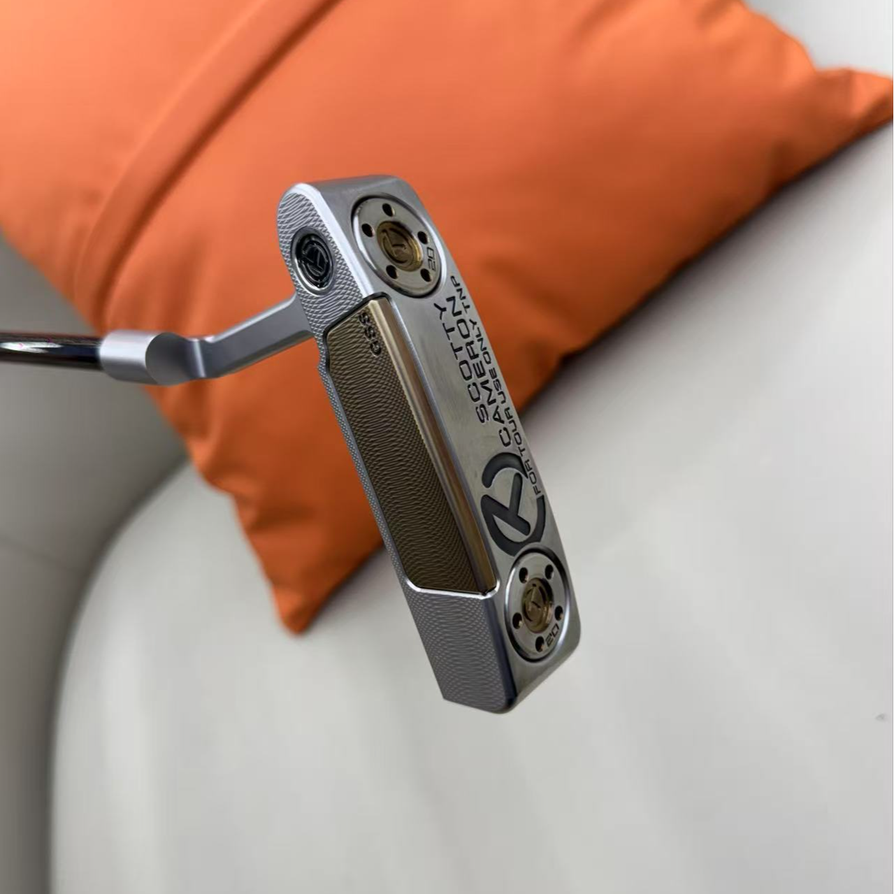 圈T推杆QT高尔夫球杆GSS镶嵌面正品带证书