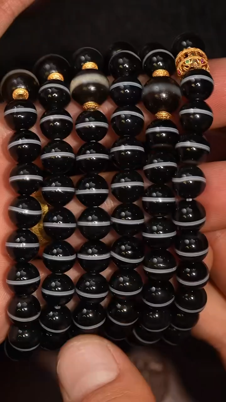 玛瑙/玉髓套链未镶嵌多样性发其一，DIY一