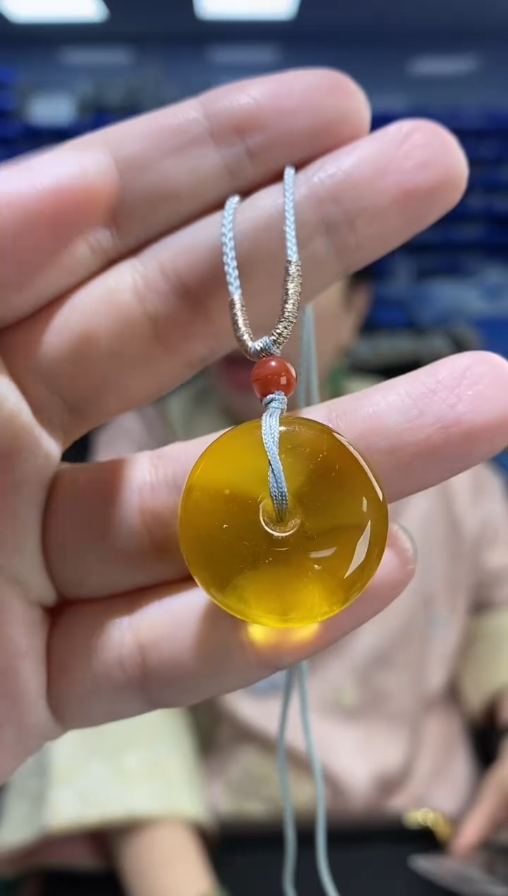 蜜蜡颈饰未镶嵌G14308