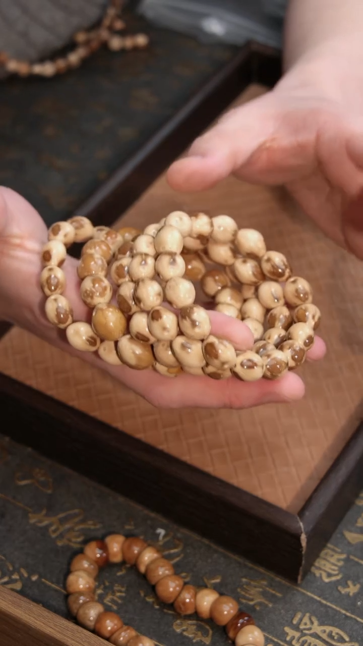 手串紫金鼠枣珠熊猫花皮10-12mm