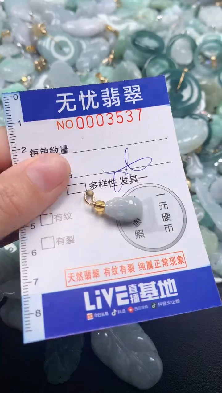 颈饰未镶嵌翡翠3537