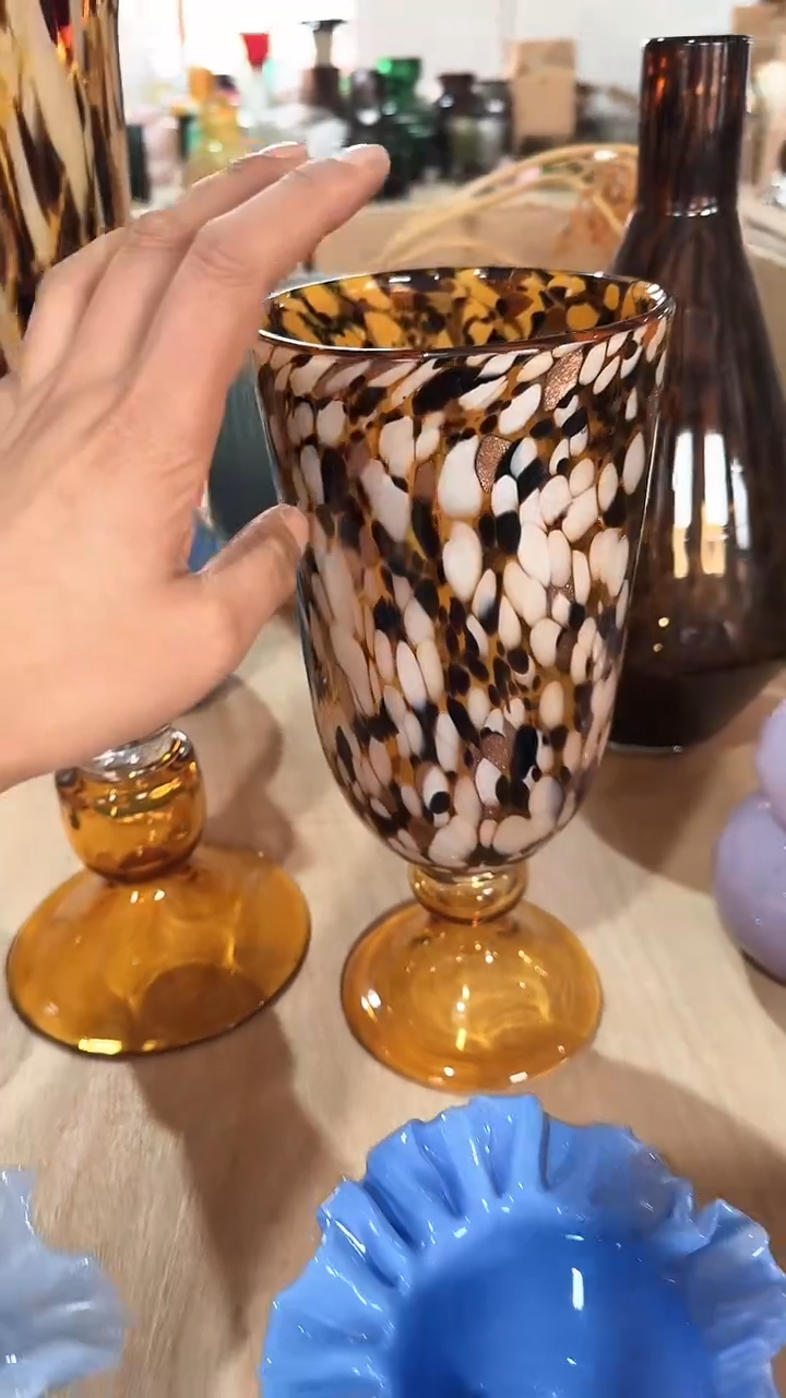 【闪购商品】玻璃万间一等品豹纹洒金