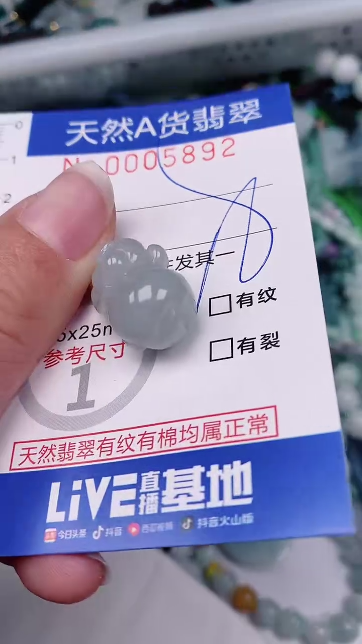 【闪购商品】翡翠颈饰未镶嵌00005892