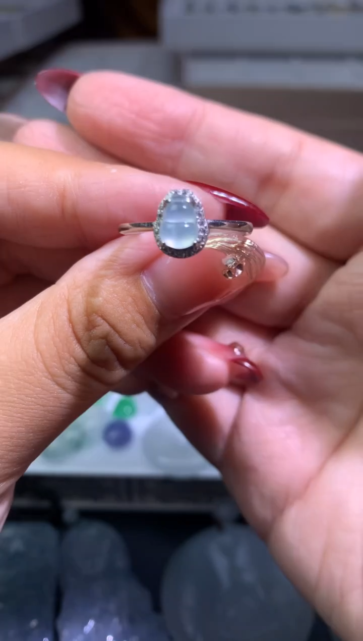 【闪购商品】翡翠颈饰银S925镶嵌净货