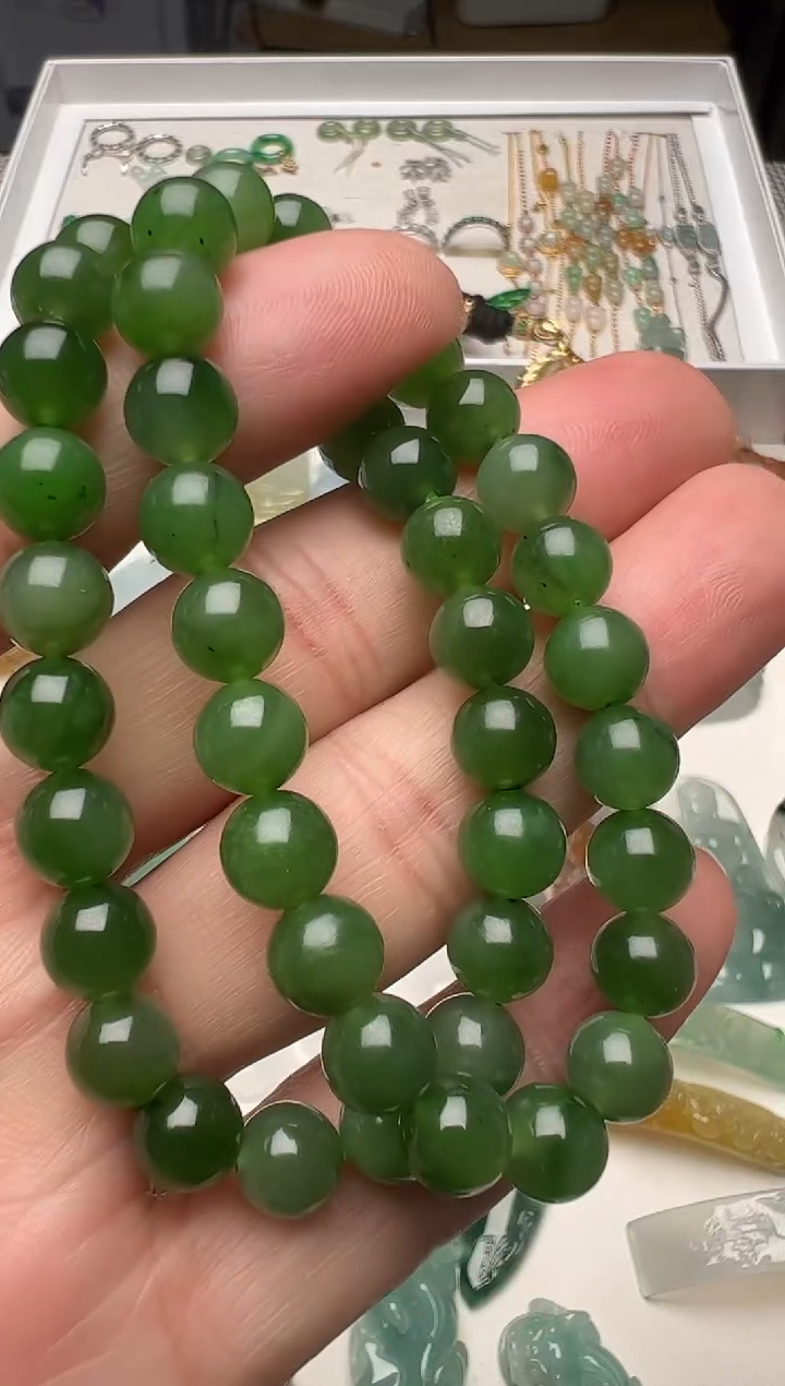 【闪购商品】翡翠挂件未镶嵌手串