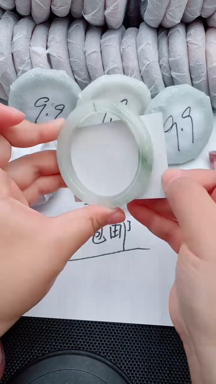 未镶嵌手镯石英质玉10-56-57