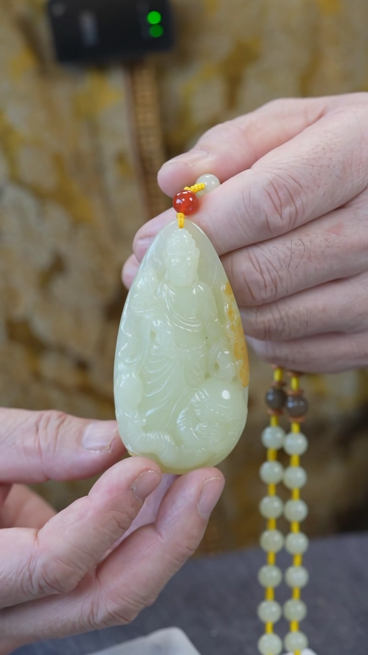 【闪购商品】和田玉吊坠未镶嵌普贤