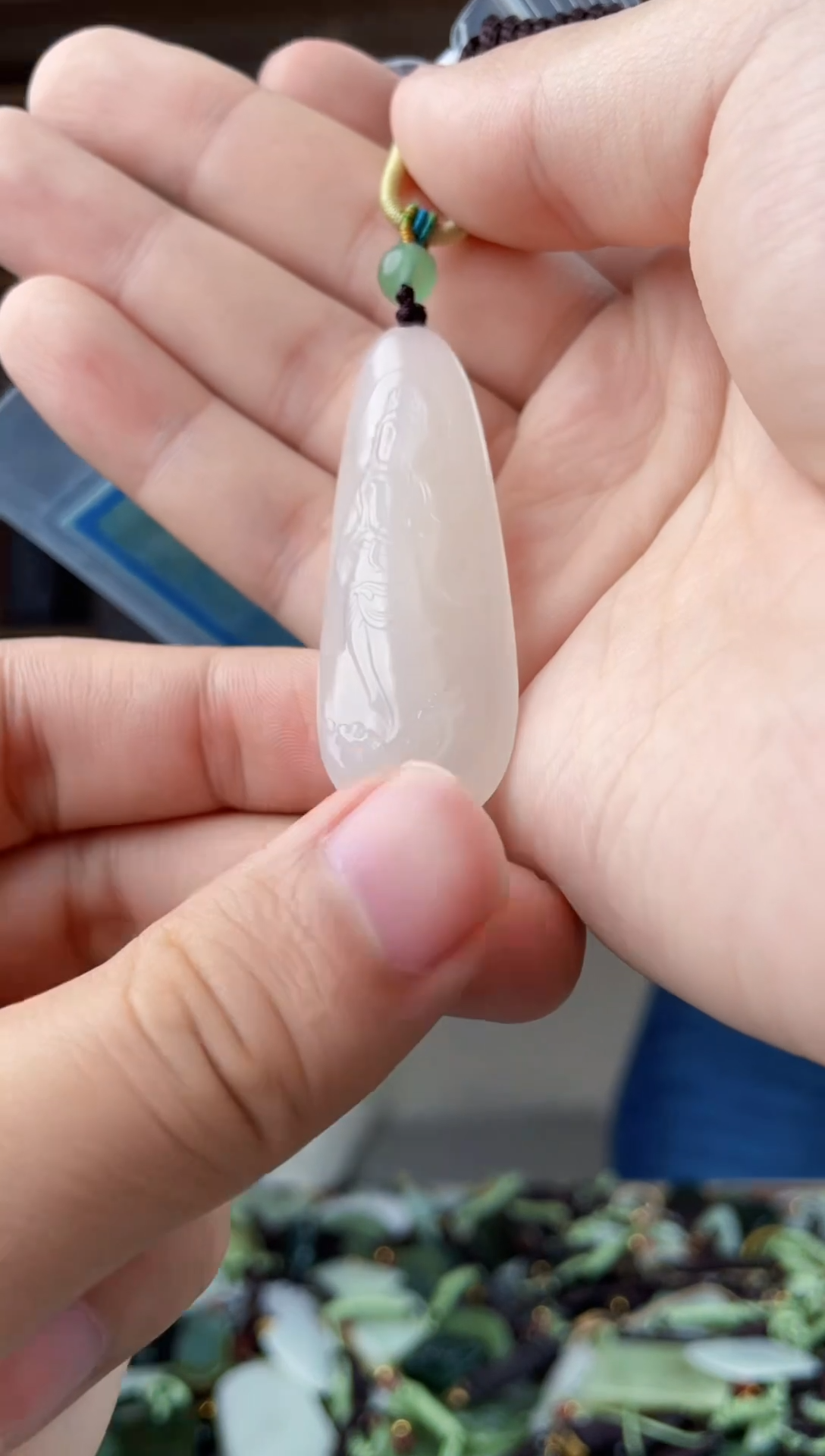 颈饰未镶嵌和田玉拍一发一，多样性发货