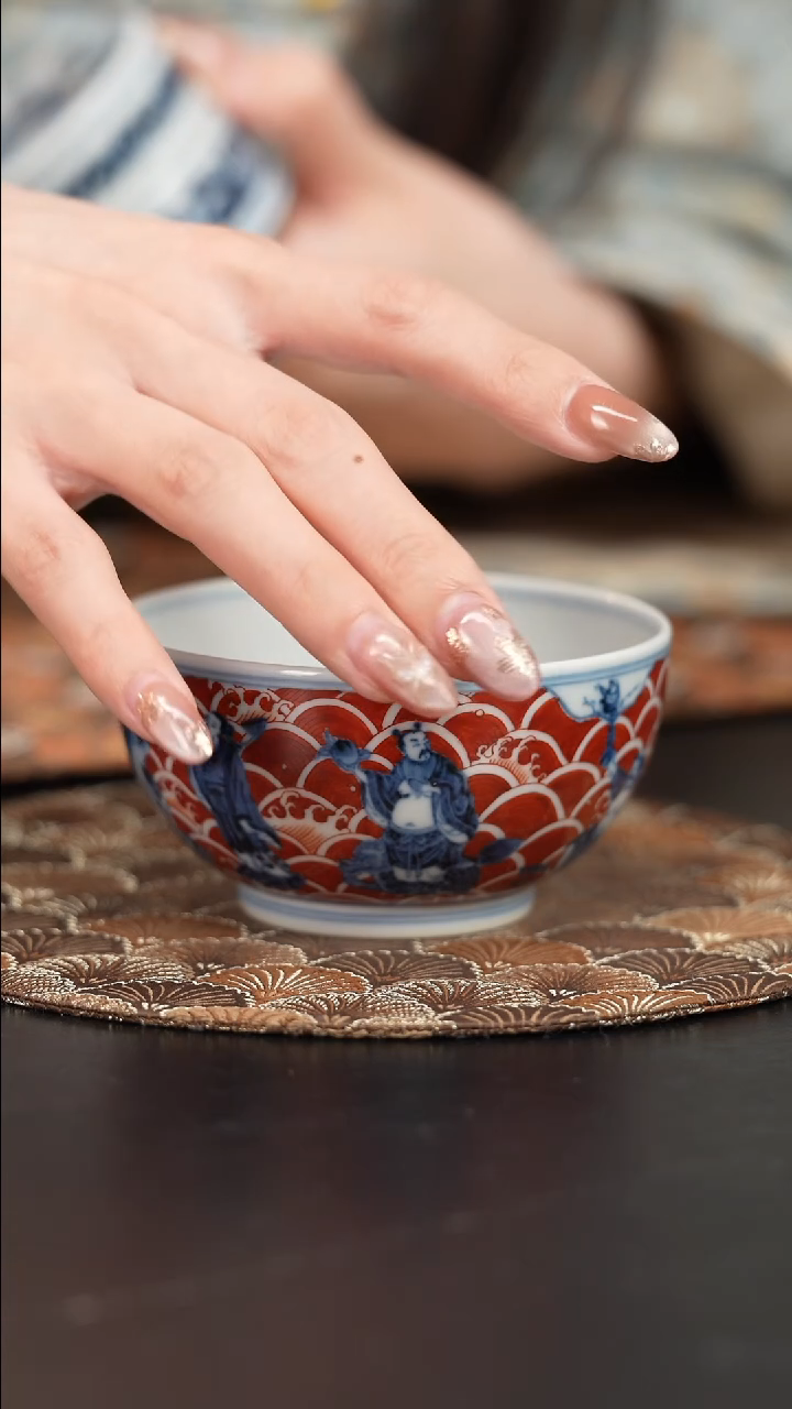 【闪购商品】杯快雪时晴青花八仙