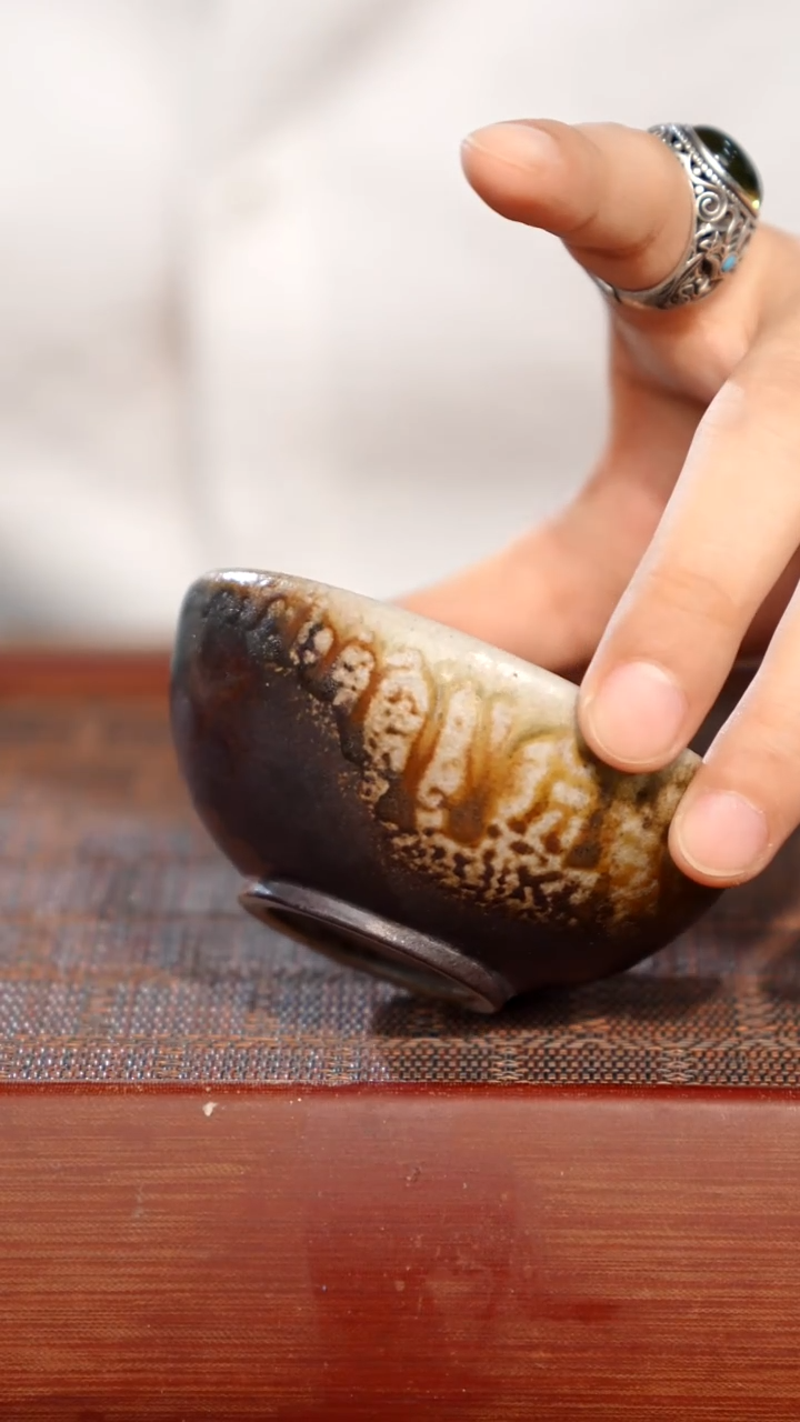 陶瓷奢瓷/瑞寅柴烧茶器（杯子）1497 微瑕