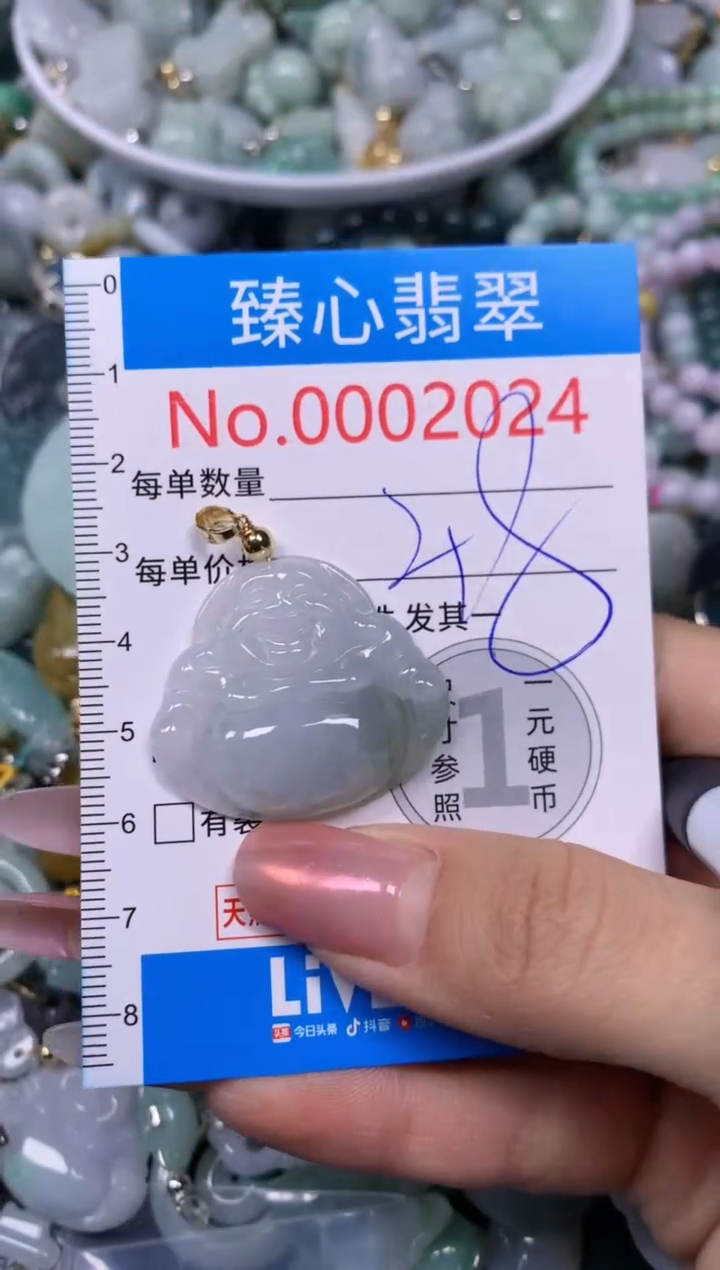 【闪购商品】翡翠颈饰未镶嵌含绳0002024