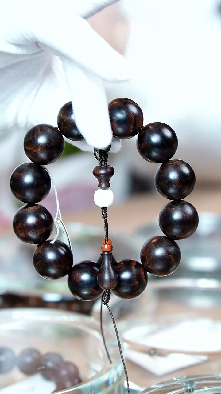 【闪购商品】黄花梨/降香黄檀手串/手链收藏 海南黄花梨紫油梨20mm