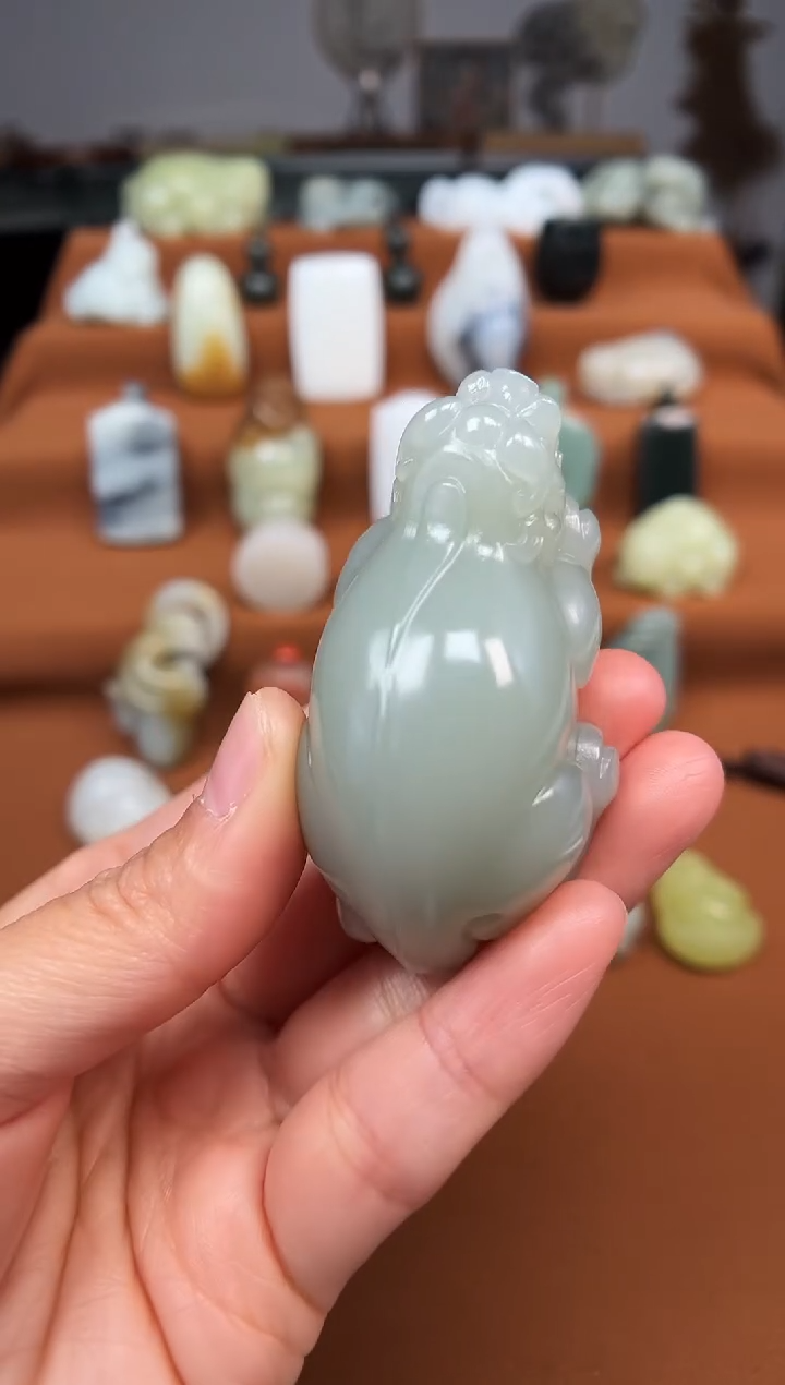 颈饰未镶嵌和田玉L*貔貅