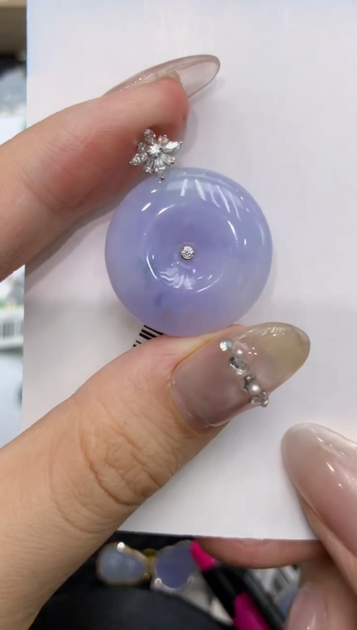 【闪购商品】翡翠颈饰18K金镶嵌222222222