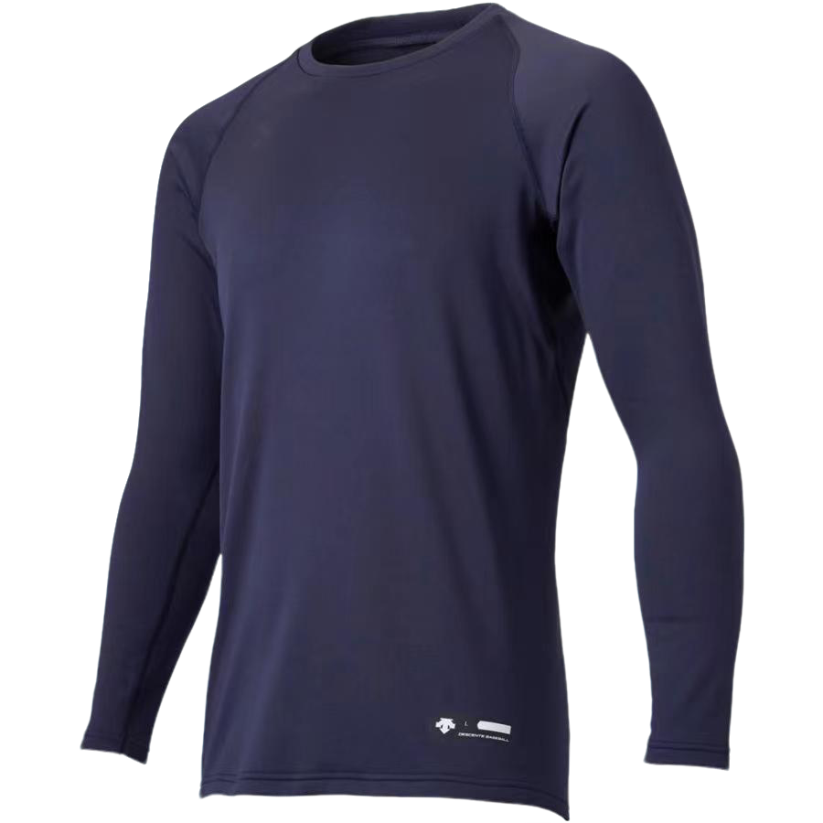 DESCENTE/迪桑特男女同款圆领休闲透气户外运动舒适秋冬长袖T恤