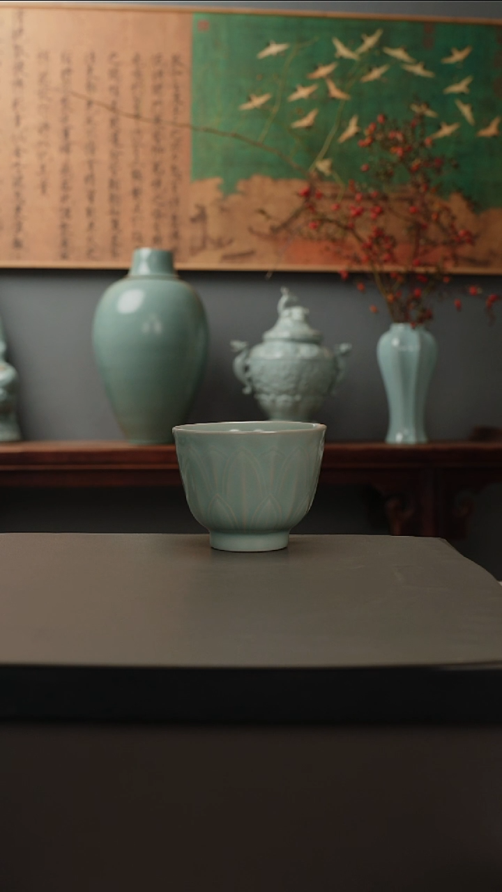原产地原矿   莲瓣杯