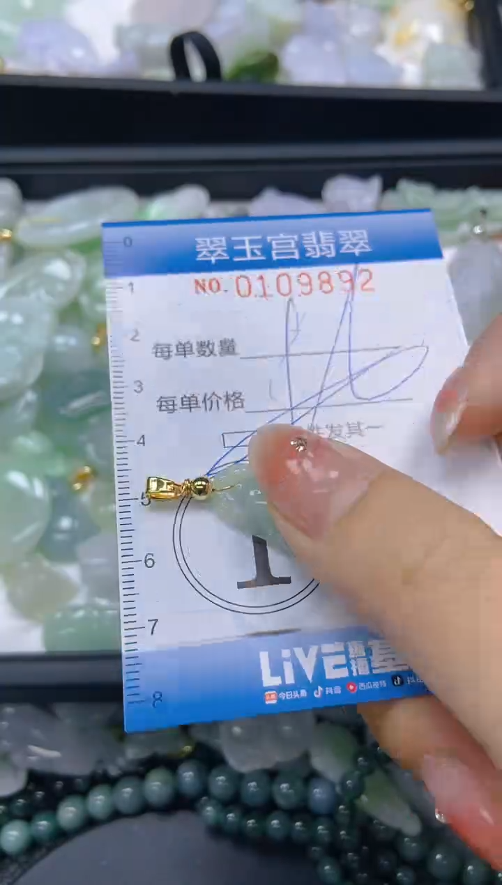 翡翠未镶嵌颈饰闪购0109892