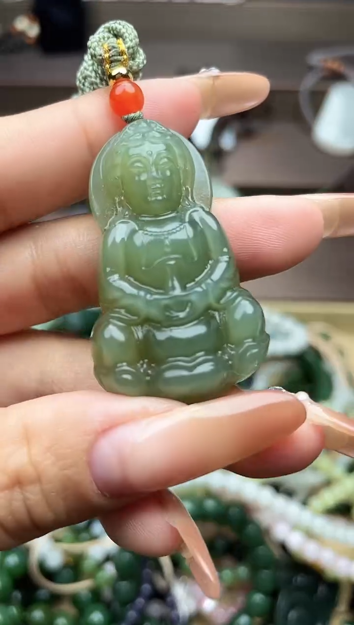 颈饰未镶嵌和田玉未镶嵌和田玉吊坠多样性拍一发一