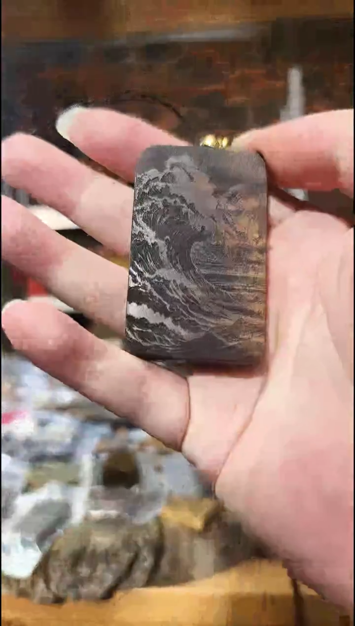 金丝楠无事牌脖挂