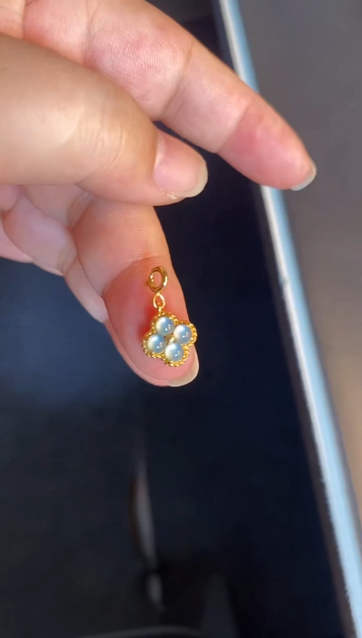 吊坠(不含链)银S925镶嵌翡翠1