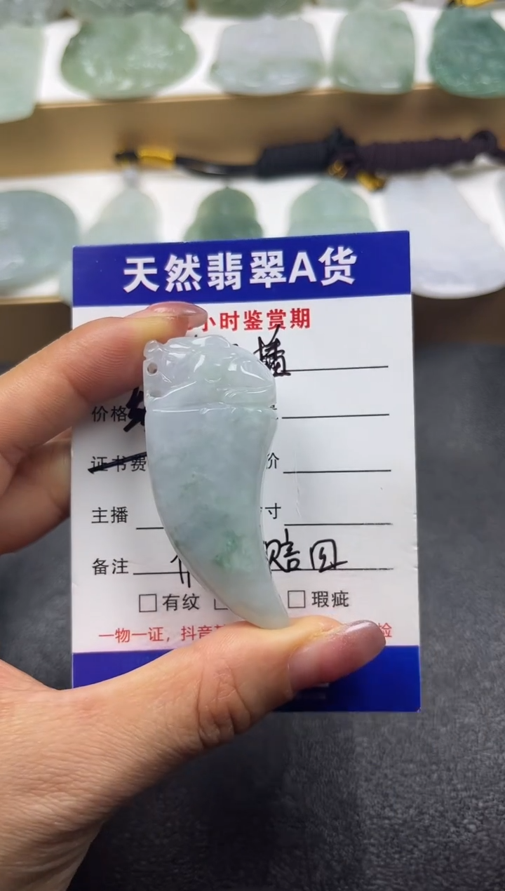 颈饰未镶嵌翡翠             