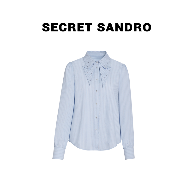 【小蝴蝶结】【多娜&Secret Sandro粉丝专享】衬衫  C25285013N