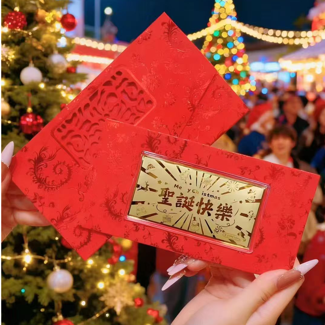 含金工艺品蜜金珠宝圣诞金钞
