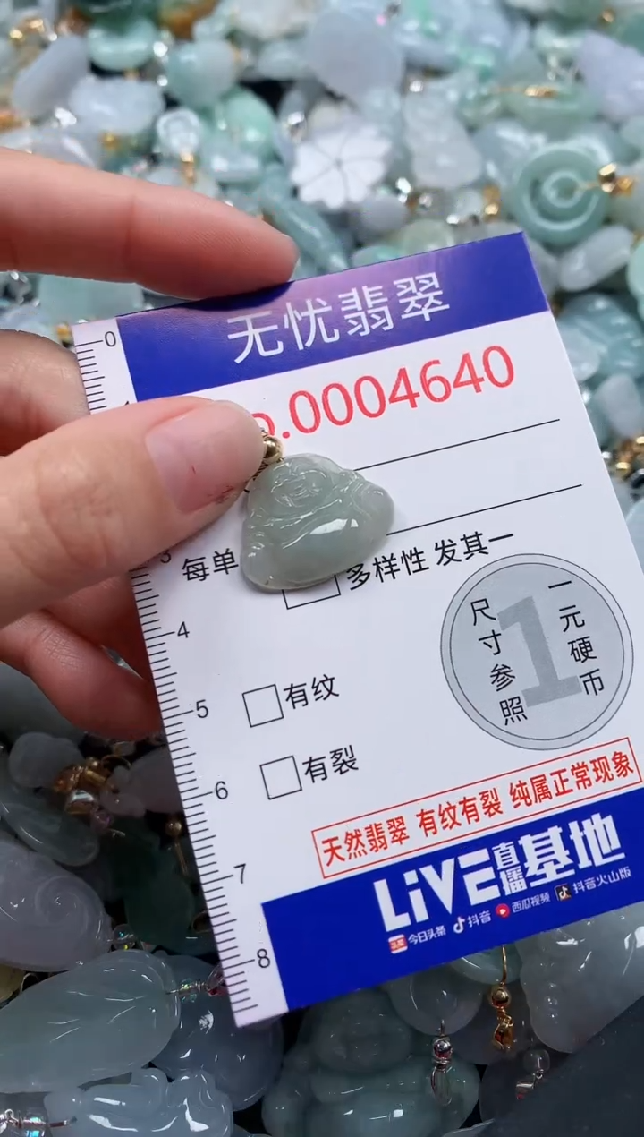 颈饰未镶嵌翡翠4640