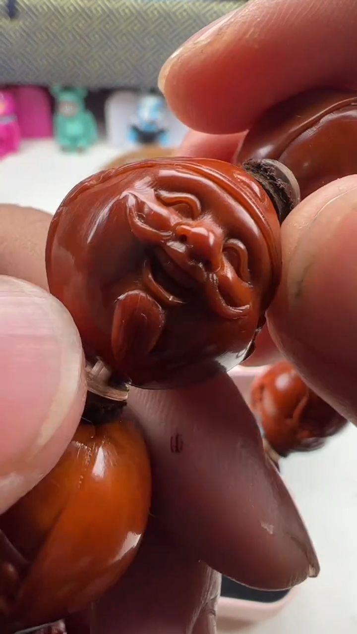 【闪购商品】橄榄核手串橄榄雕刻小老财