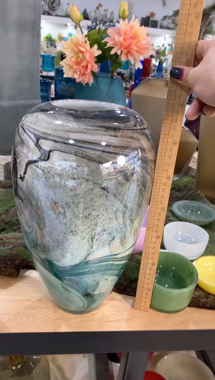 【闪购商品】琉璃慕忆家花瓶大号