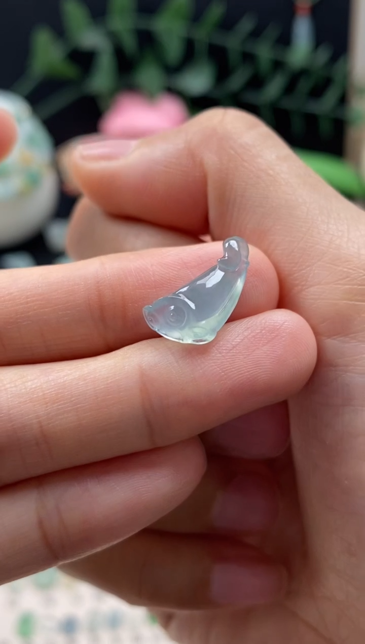 【闪购商品】翡翠颈饰未镶嵌翡翠冰晴莲蓬