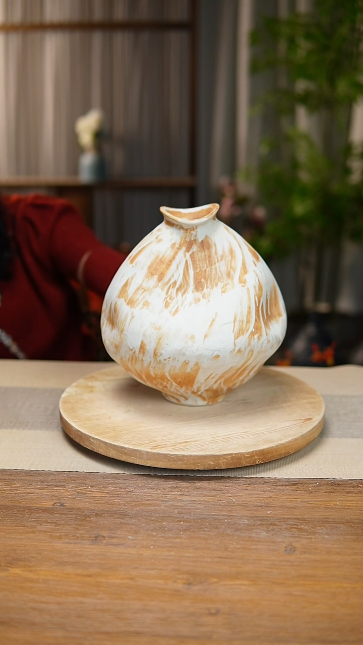 【闪购商品】陶瓷花器诧寂黄大肚