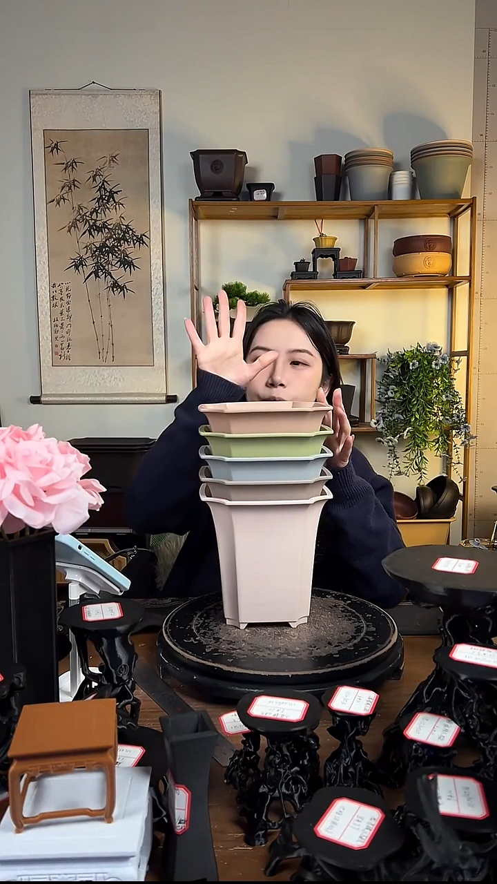  18*17.5四方尊 5只装混色