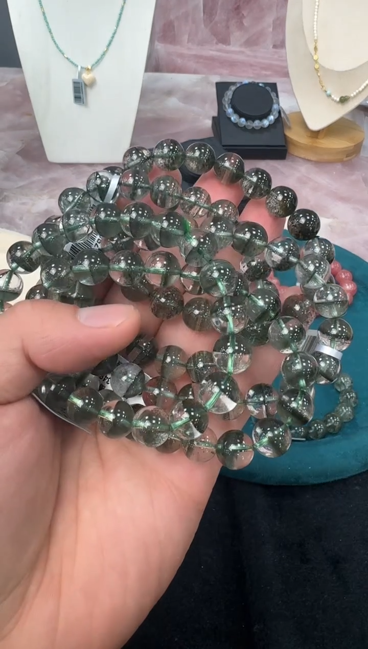 水晶手链未镶嵌CK4670 约10mm多样性发一件