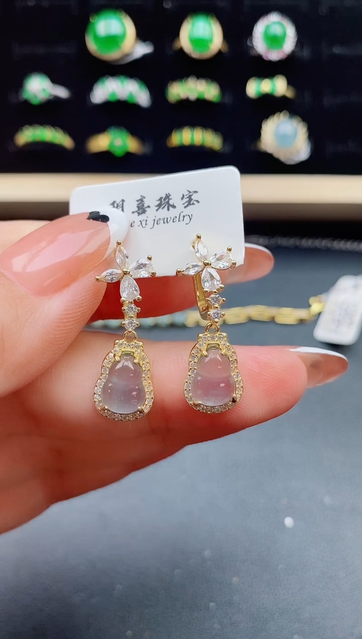【闪购商品】翡翠戒指银S925镶嵌321321
